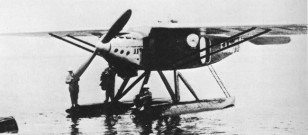 Original French Model airplane Latecoere Late 28-3 'Comte-de-La Vaulx'