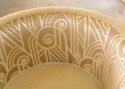 Hollywood Glamour Art Deco Unique Swivel Chairs