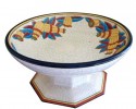 Longwy Pedestal Bowl