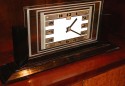 ATO Art Deco Clock French