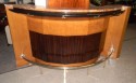 French Art Deco Bar Stand behind with stools