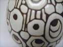 Ch. Catteau vase, beautiful stylized star burst pattern