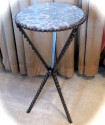 1930s Art Deco Iron and Marble Side-Table