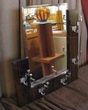 Art Deco Mirror / Coat Rack