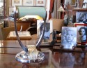 RARE 1930s English Art Deco Desk Lamp • Joseph Lucas