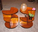 Art Deco Modernist Side Tables