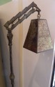 American Geometric inspired Floor lamp with Mica shade