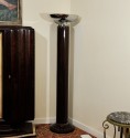 Outstanding Pair of Floor lamps, Macassar Ebony Wood
