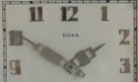 A most Stunning French Art Deco Clock, Doxa Swiss Movement!