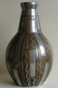 Art Deco French Dinanderie vase signed Stlenof