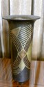 
Outstanding Art Deco Dinanderie vase with primitive motif