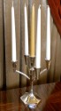 
Spectacular Sterling Art Deco Modernist Candleabra
