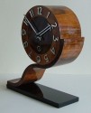 
Unusual English Deco Modernist Clock by Norland