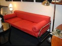 Fantastic red leather sofa - Bauhaus