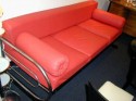 Fantastic red leather sofa - Bauhaus