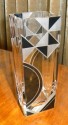 
Geometric Art Deco Bohemian Glass design by Karl Palda