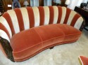 Spectacular Art Deco Two-tone Glamour sofa with original animal carving