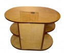 Oval Streamline Art Deco Coffee table or Mini-bar