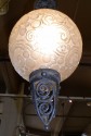 Sabino Glass French Art Deco Iron chandelier!