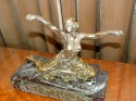 Outstanding French bronze Art Deco Sculpture by Claire Colinet
