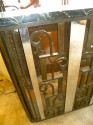 Fabulous French fer-forge iron console, radiator cover or fire-screen
