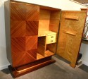 Unique Ultra Art Deco Bar and Armoire with Spectacular wood