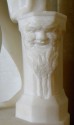 Original carved white Venus marble statue by French artist Marius Sain