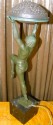 Outstanding Original French Art Deco statue light by Max LeVerrier