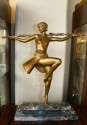 Important Art Deco Bronze by Le Faguays 