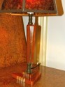Butterscotch Art Deco Bakelite table lamps