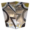 Modernist two-tone Czech enamel Glass Vase