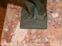 Original French Art Deco Statue signed Fayral ( Le Faguays) with light