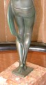 Original French Art Deco Statue signed Fayral ( Le Faguays) with light