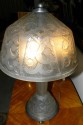 Spectacular Art Deco French Daum Nancy Lorraine Acid Etched Mushroom lamp