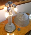 Spectacular Art Deco French Daum Nancy Lorraine Acid Etched Mushroom lamp