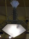 Outstanding French Art Deco chandelier by P D'Avesn
