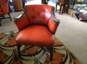 Wonderful Original Art Deco leather side chairs