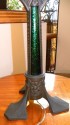 Extremely rare bronzed metal Art Nouveau to Arts & Crafts Jugendstil style desk or table lamp
