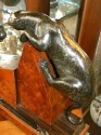 1930's French deco, two spotted cats/cougars playing!

