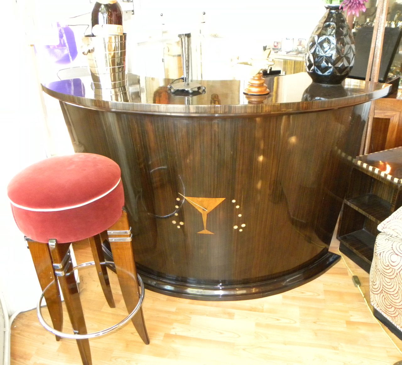 'SOLD' Art Deco Martini Bar Custom Design | Bars | Art Deco Collection