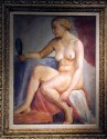 Classic French Art Deco Nude Painting.