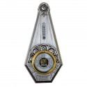 
FRENCH ART DECO BAROMETER THERMOMETER SILVER LEAFED