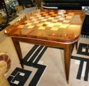 Fabulous Game Chess Card Table French style of master designer Leleu