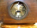 French original Art Deco ATO wooden clock with battery
