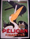 Pelican Cigarettes, French poster