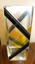 Modernist two-tone Czech Karl Palda enamel glass vase