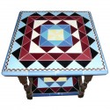 Original Art Deco geometric tile table!