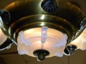 Stunning French Art Deco chandelier original details