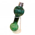 The Art Deco Glass Dumbbell cocktail shaker