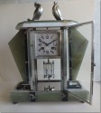 French Art Deco 3 piece Pendulum Clock with Doves